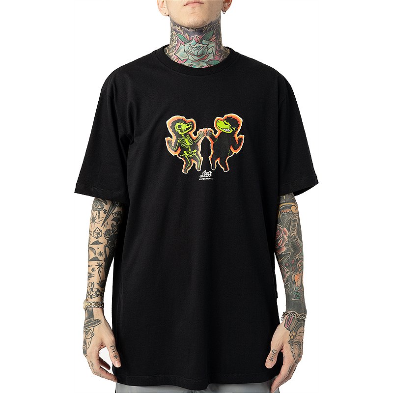 Camiseta Lost Shocked WT24 Masculina Preto - Radical Place - Loja
