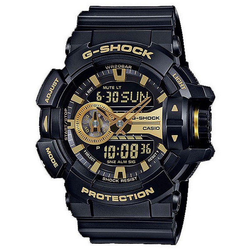 Relógio G-Shock GA-400GB-1A9DR Preto/Dourado - Radical Place