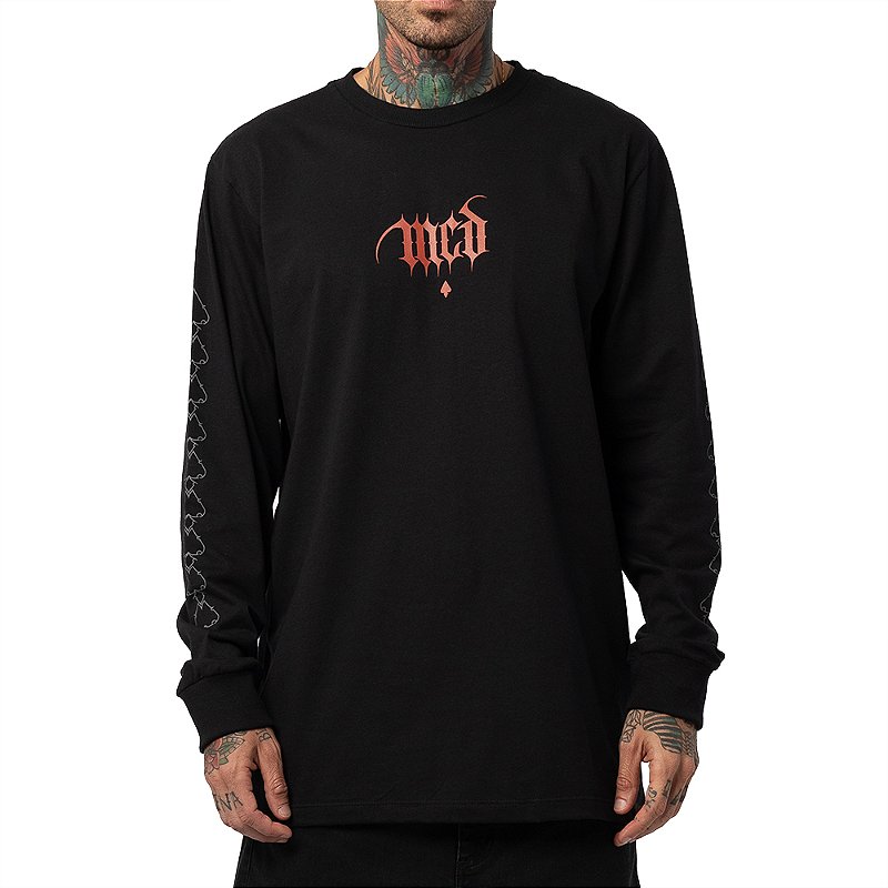 Camiseta MCD Manga Longa Apocalipse WT25 Masculina Preto - Radical