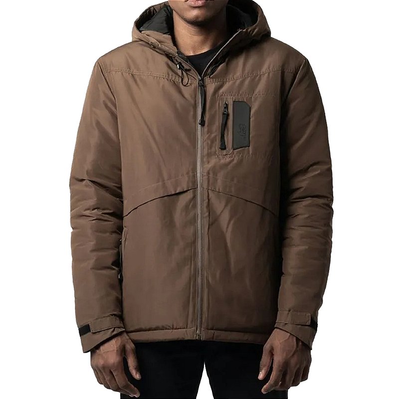 nnn Jaqueta Lost Forrada Bomber WT25 Masculina Marrom Chocolate