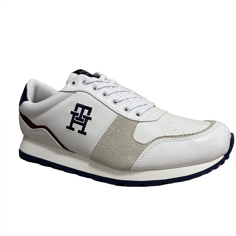 Tênis Tommy Hilfiger New Dorian Masculino White - Radical Place