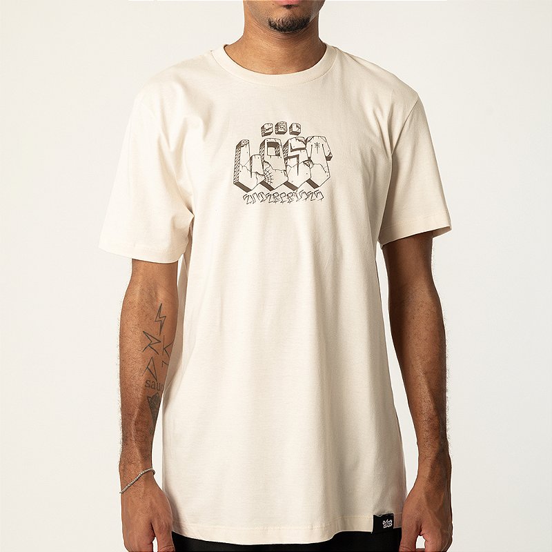 Camiseta Lost Stone SM26 Masculina Tapioca - Radical Place - Loja