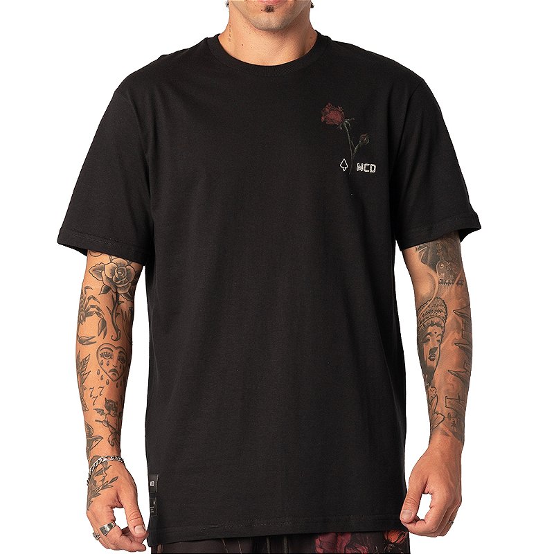 Camiseta MCD Dead Flowers SM26 Masculina Preto - Radical Place