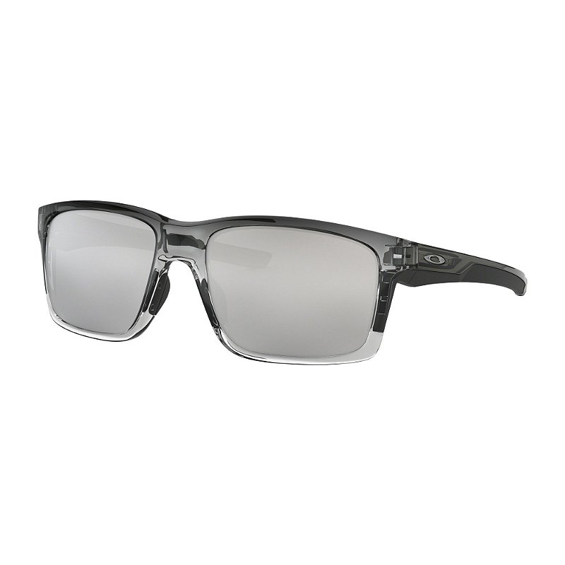 美品 OAKLEY MAINLINK Óculos de Sol Oakley Mainlink Grey Ink Fade W/ Chrome Iridium