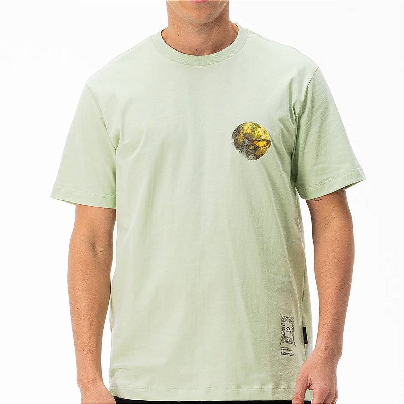 aoyuuu Camiseta Oakley Natureverse Planet WT26 Masculina Eucalyptus