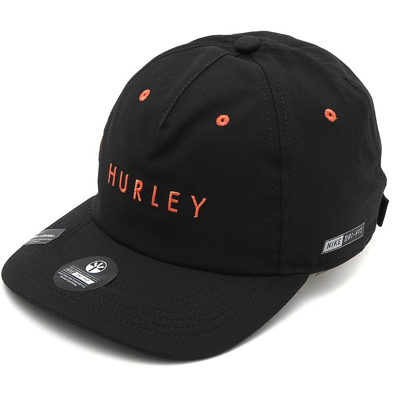 Boné Hurley Lines Dri Fit Preto - Radical Place - Loja Virtual de