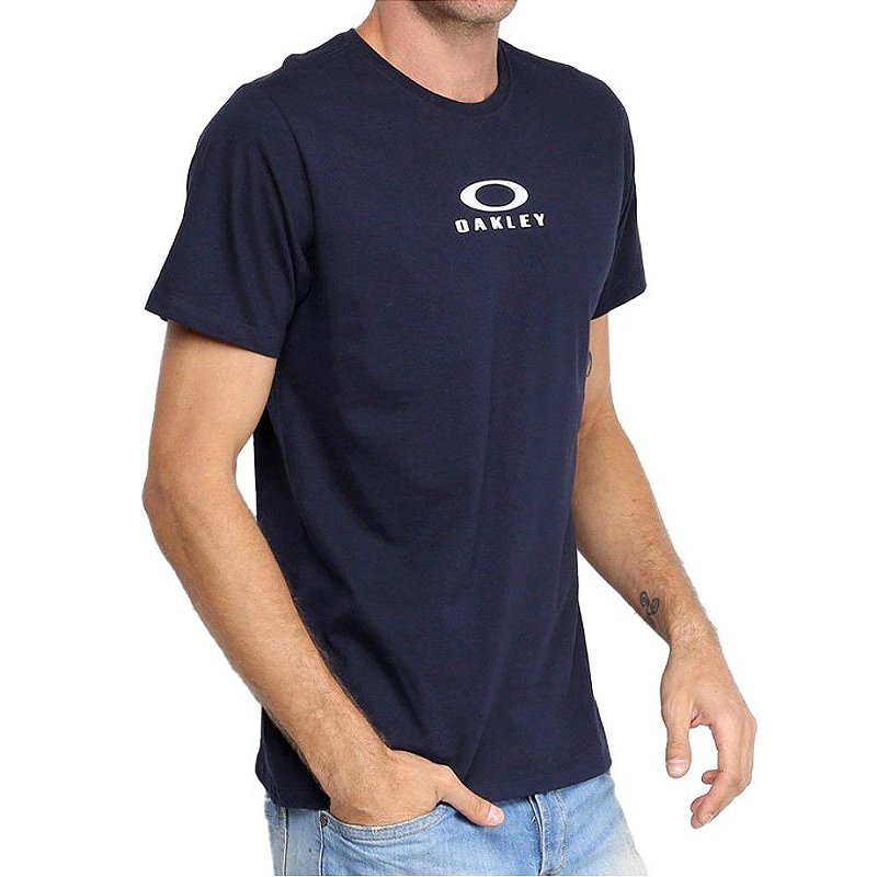 Camiseta oakley masculina bark new tee azul marinho em Promoção na  Americanas