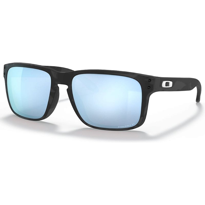 Óculos de Sol Oakley Holbrook Matte Black Camo W/ Prizm Deep Water