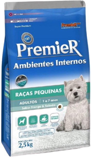 Premier Ambientes Internos Adultos Frango e Salmão (5002)