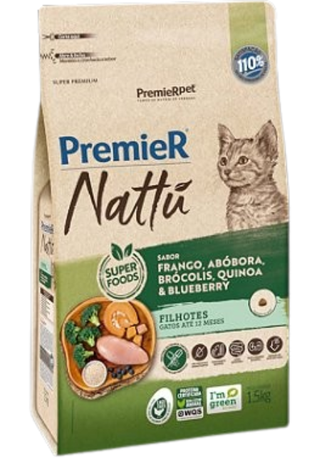 Premier Nattu Gatos Filhotes Abóbora (5270)