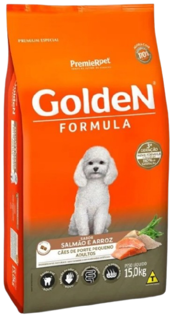 Golden Adulto Salmão Mini Bits Porte Pequeno (5129)