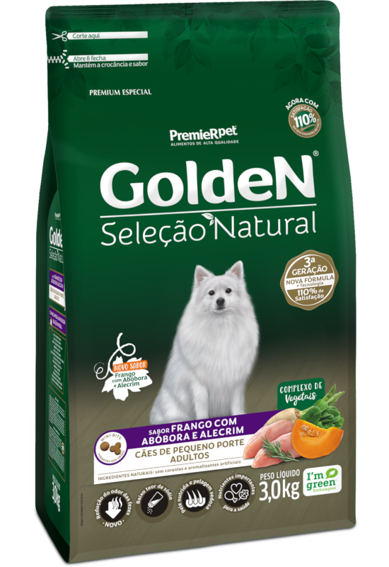 Seleção Natural Cães Adutlo Mini Bits Abóbora (5622)