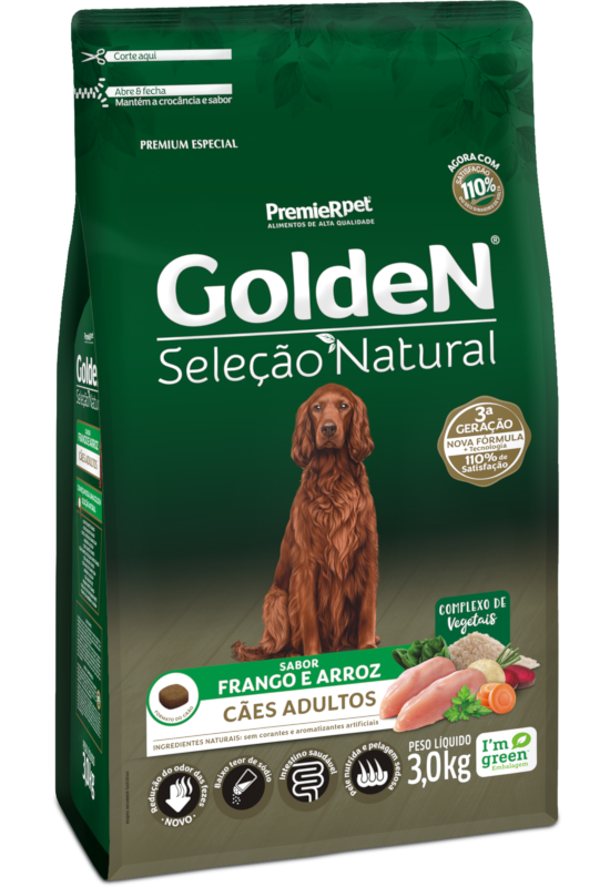 Seleção Natural Cães Adulto Porte Grande Frango (5187)