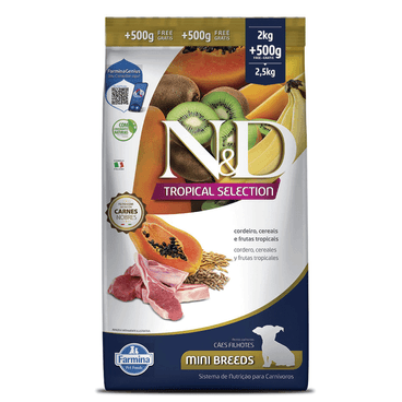 N&D Tropical Cordeiro Filhotes Mini 2kg (12905)