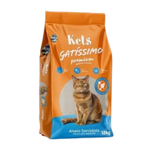 Areia Granulado Gatissimo Sem Perfume