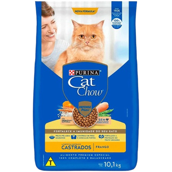 Cat Chow Gatos Castrados Frango (36493)