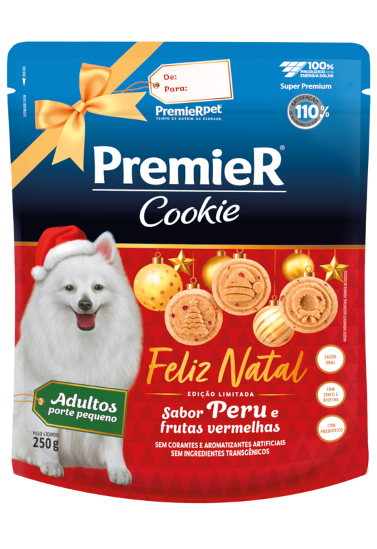 Premier Cookie Cães Adulto Natal 250g (5314)