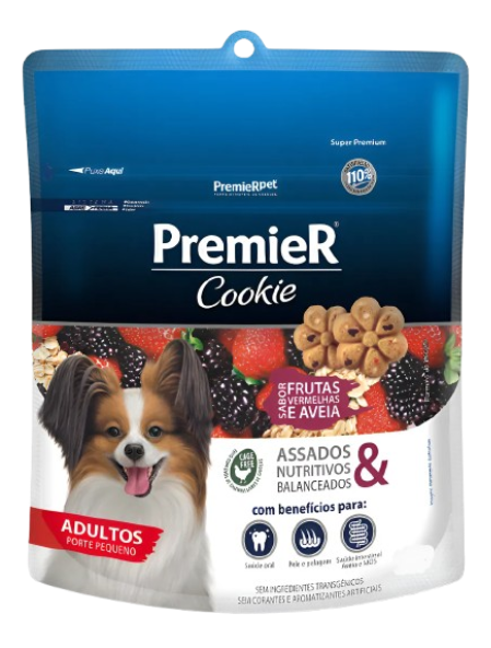 Premier Cookie Cães Adultos Frutas Vermelhas 250g (5611)