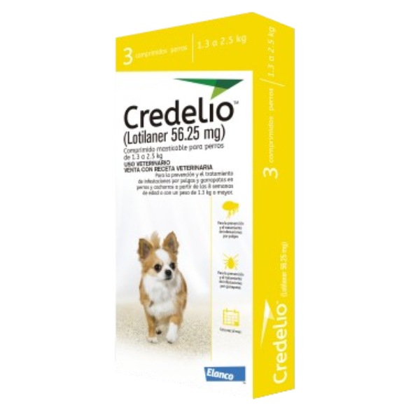 Antipulgas Credelio 56.25mg com 3 Comprimidos (7040)