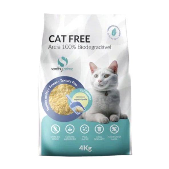 Areia Higienica Cat Free Fina 4kg (13681)