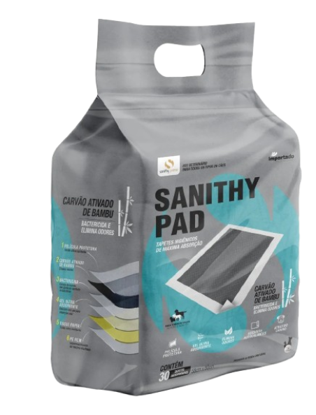 Tapete Higienico Carbon Sanithy Pad 80x60 (12997)