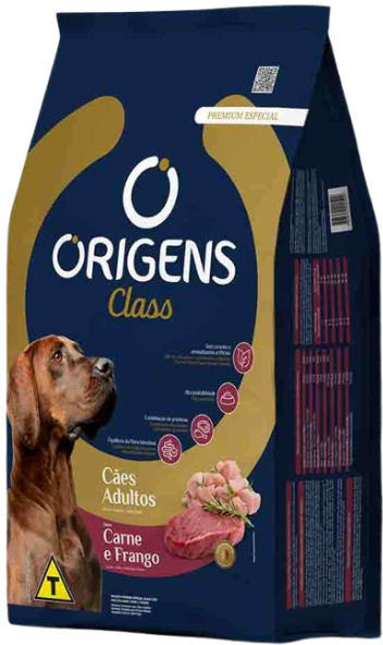 Ração Seca Origens class Carne e Frango para Cães Adultos 15kg (10230990100821)
