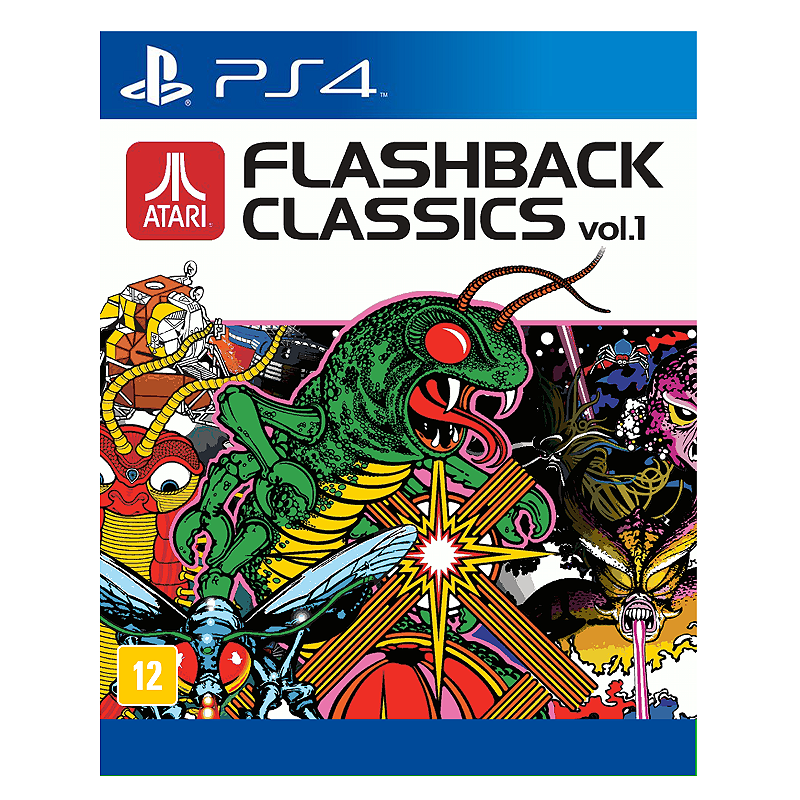 Jogo Atari Flashback Classics Vol 1 - PS4 Mídia Digital - Game Riders