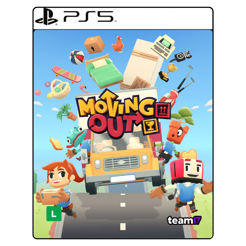 Moving Game Ps5 Jogo Moving Out - PS5 Mídia Digital - Game Riders