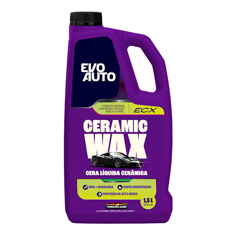 ABSOLUTE WAX EXHIBITION エキシビション Ceramic Wax ECX Cera Liquida Cerâmica 1,5 L Evo Auto - NR Estética