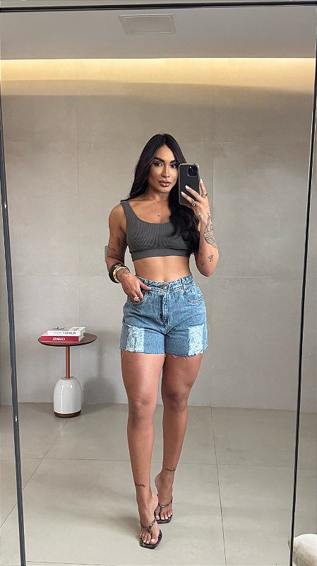 Shorts Jeans Destroyed