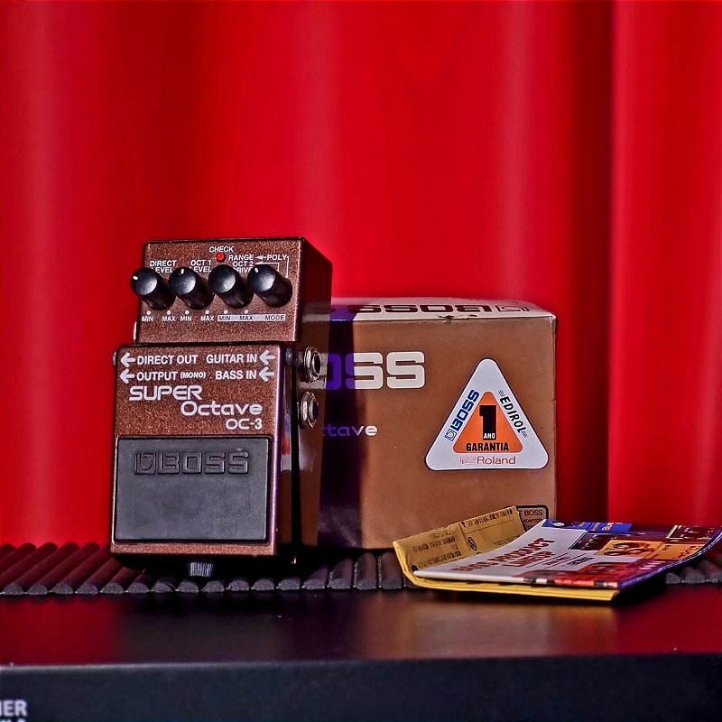 ギター BOSS OC-3 SUPER Octave Pedal De Efeito Para Guitarra E Baixo Boss Super Octave Oc-3