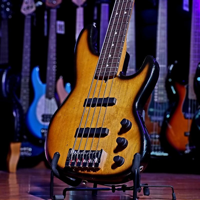 Baixo 5 Cordas Ativo Fender Jazz Bass Plus V 1994 - Gruveria Shop