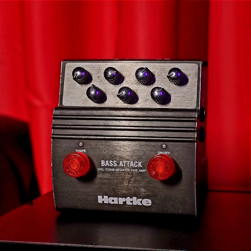 Pedal Preamp para Baixo Hartke Bass Attack - Gruveria Shop