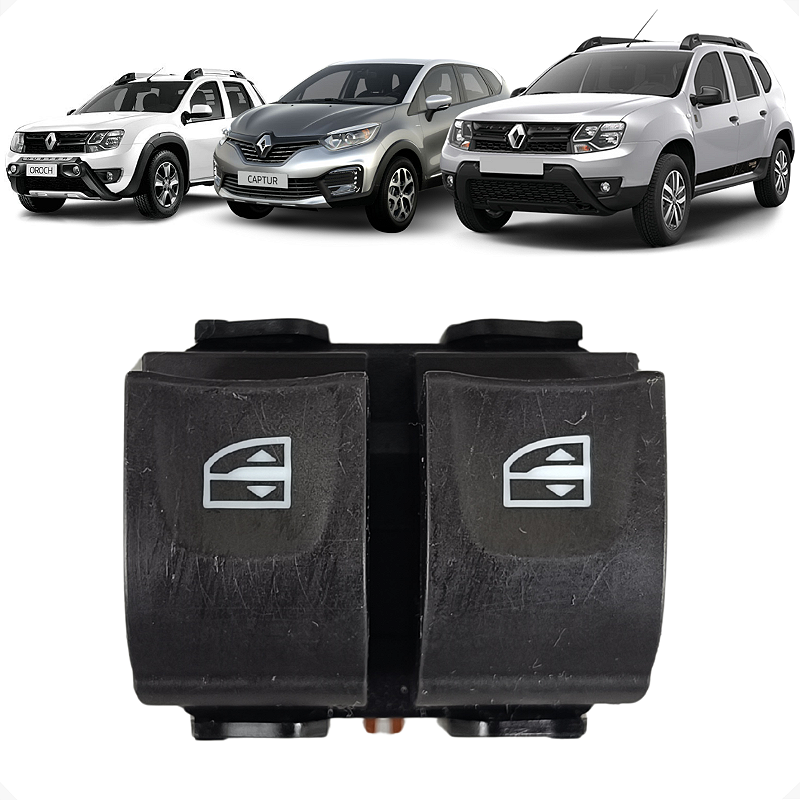 Botão Vidro Elétrico Renault Duster Oroch Captur 2015 a 2022
