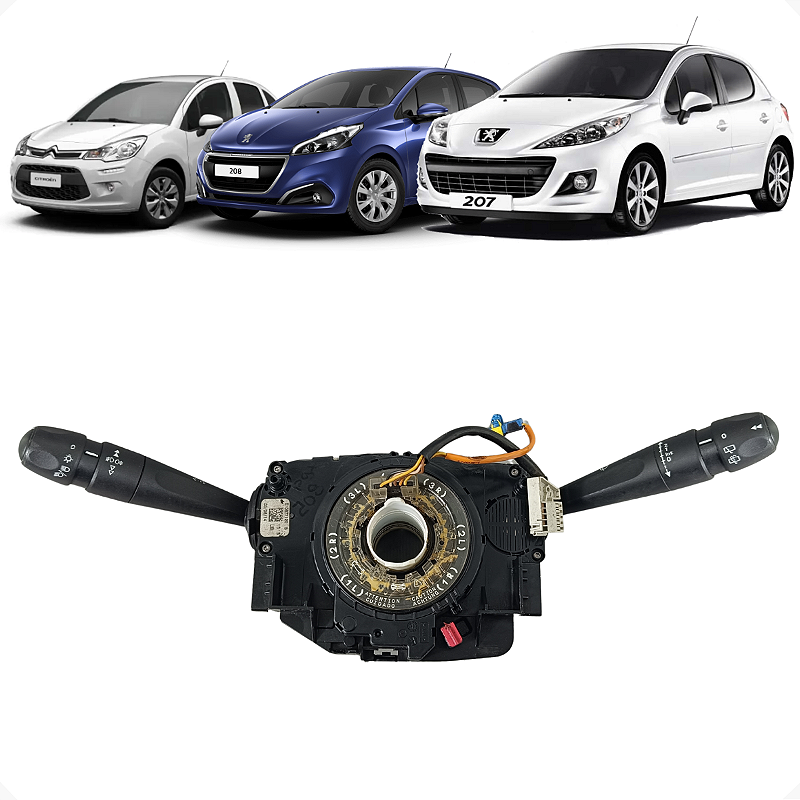 Chave De Seta Peugeot 207 208 Citroen C3 2013 2014 a 2019