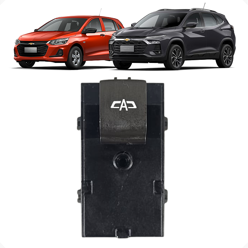 Botão Vidro Elétrico Traseiro Direito GM Onix Tracker 2020