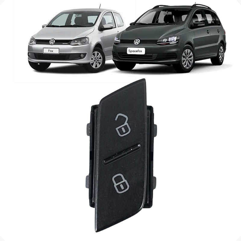 Botão Trava Elétrica Porta Volkswagen Fox Spacefox 2010 2011