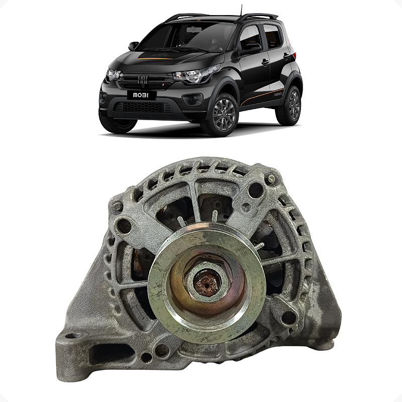 Alternador Fiat Mobi 1.0 2017 2018 2019 2020 2021 2022 2023