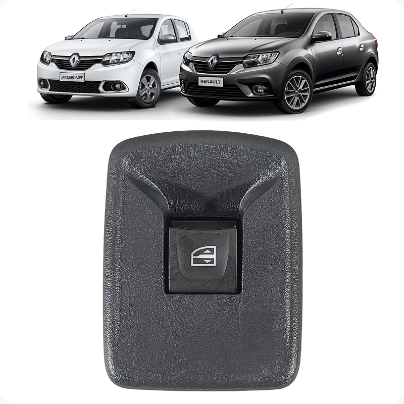 Botão Vidro Dianteiro Direito Renault Sandero Logan 2019