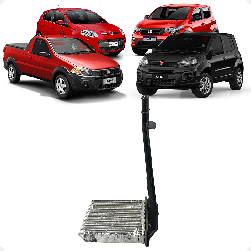 Radiador Ar Quente Fiat Mobi Palio Strada Uno Argo