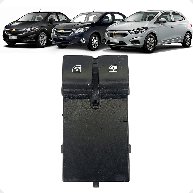 Botão Interruptor Vidro Duplo Chevrolet Onix Prisma Cobalt