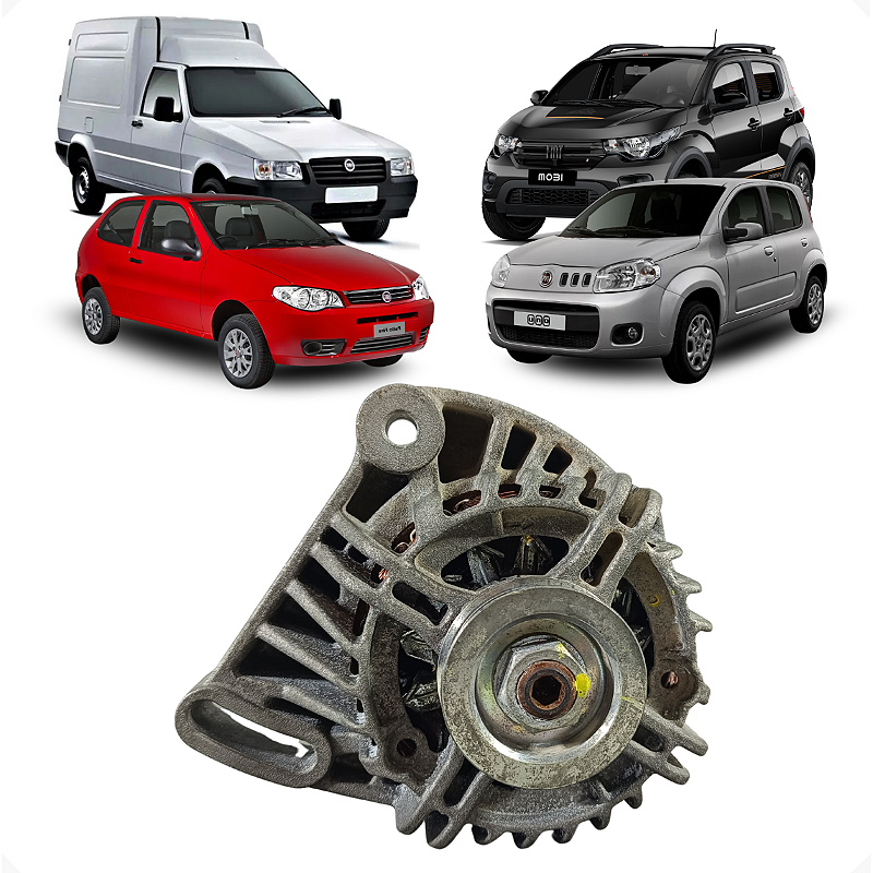 Alternador Fiat Mobi Uno Palio Strada Fiorino 1.0 1.3