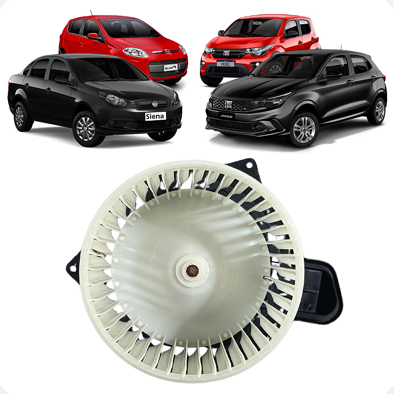 Motor Ar Forçado Fiat Mobi Argo Palio Siena 2023 Detalhe