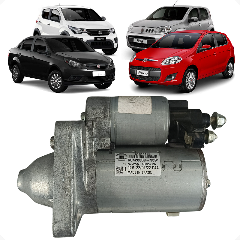Motor Partida Fiat Mobi Grand Siena Uno Palio 2016 2017