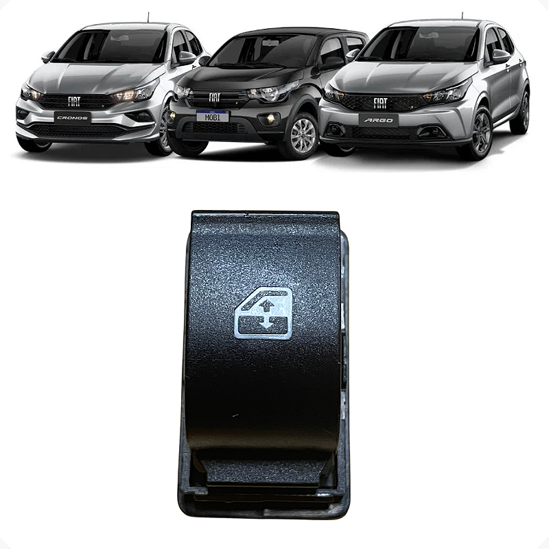 Botão Vidro Elétrico Fiat Argo Cronos Mobi 2018 2019 2020