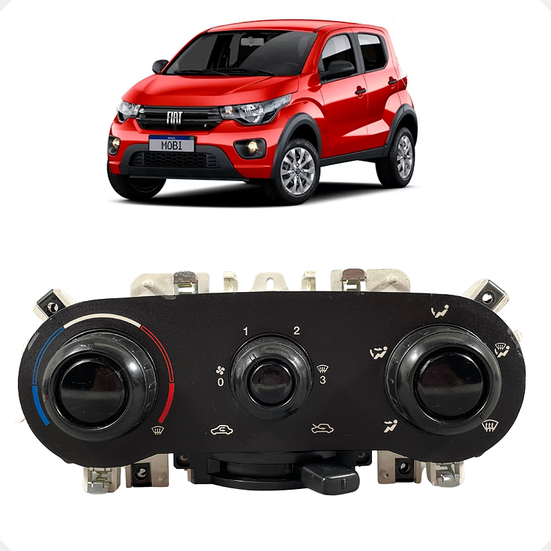 Comando Ar Condicionado Fiat Mobi 2017 2018 2019 2020 a 2023