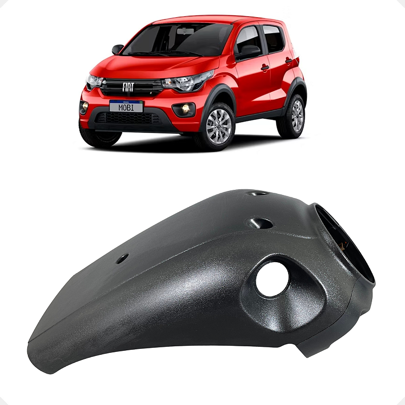Moldura Coluna Direção Fiat Mobi 2016 2017 2018 2019 a 2023