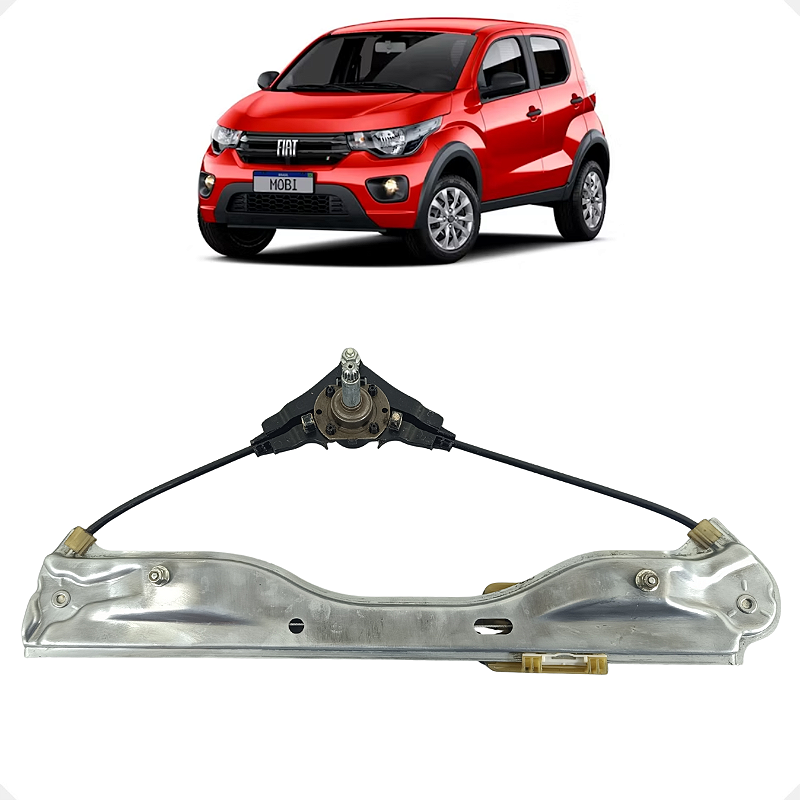 Máquina Vidro Traseira Direita Fiat Mobi 2021 2022 2023