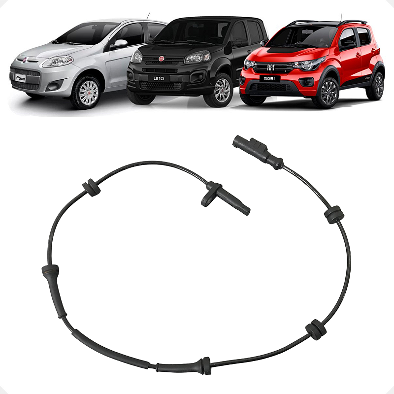 Sensor Abs Traseiro Fiat Mobi Uno Palio 2017 2018 a 2023