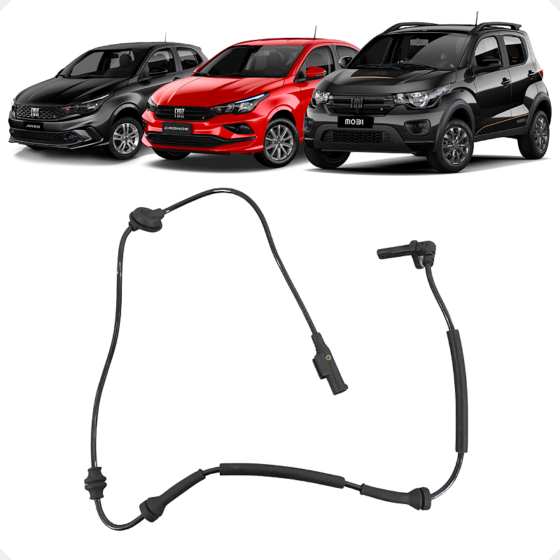 Sensor Abs Dianteiro Fiat Mobi Argo Cronos 2017 2018 a 2023